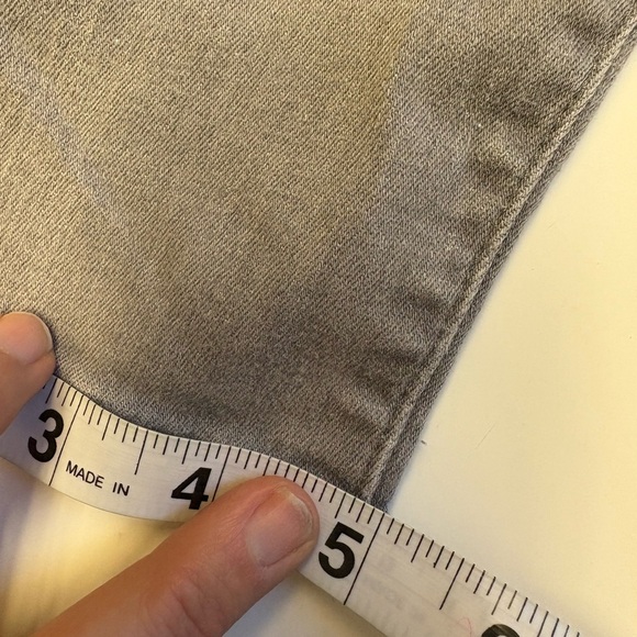 Uniqlo ultra stretch Gray Mid-rise Skinny denim Jeans women's size 25 - Picture 13 of 13